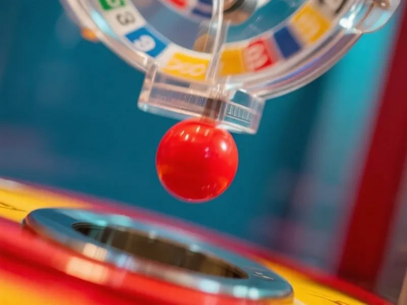 Lottery Machine Close-up